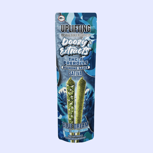 3.5G THCA Diamond Sauce Prerolls - Blue Dream